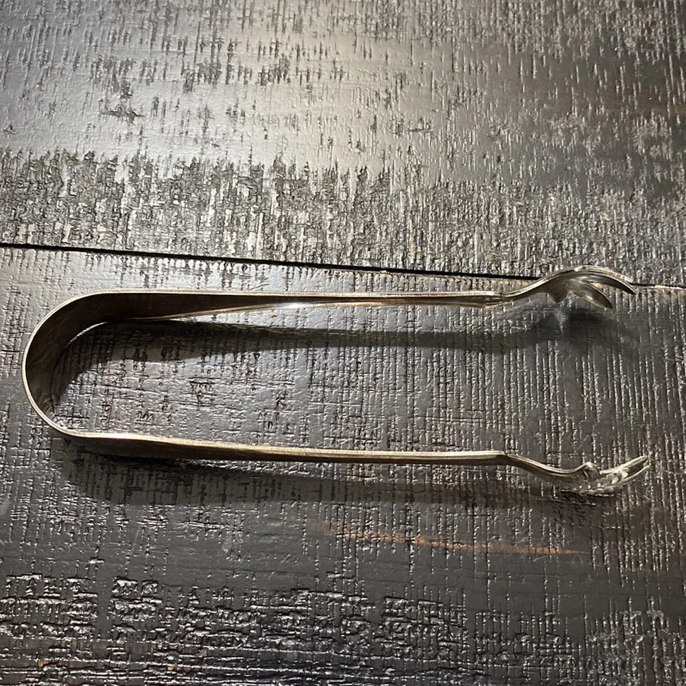 Early 20th Century Antique Bird Talon Sugar Nips Silver Plated Tongs!